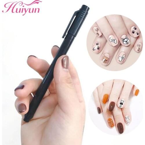 Huiyun DIY Nail Art Graffiti Pen Waterproof Drawing Painting Brush Nail Gel Polish Flower Abstract Lines Details Beauty Tools