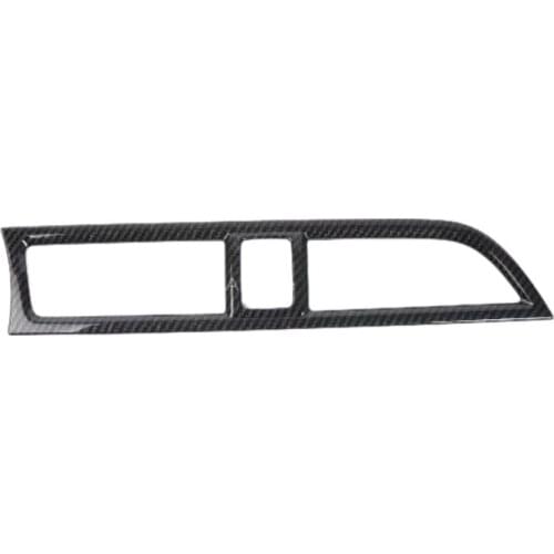 Carbon Fiber Air Conditonnal Vent Cover Trim AC Outlet Panel Frame Interior Accessories for Kia Rio 4 X-line 2017-2019