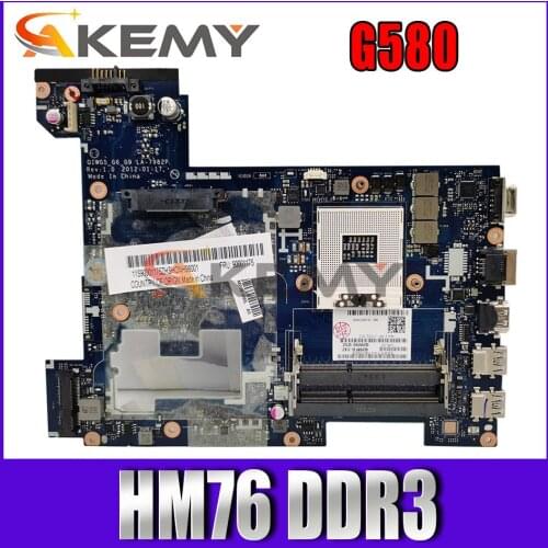 Akemy QIWG5_G6_G9 LA-7982P motherboard for Lenovo G580 laptop mtherboard PGA989 HM76 DDR3 100% fully tested