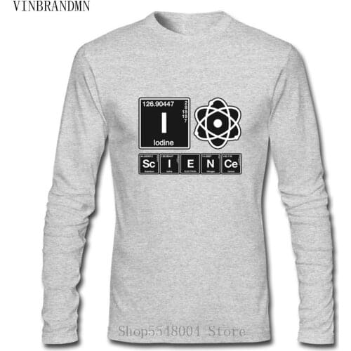 Fashion Mens Chemical Symbol T-Shirt Funny Element Of Loving Science Geek Tshirt - Biology Chemistry Physics Experiment Top Tee