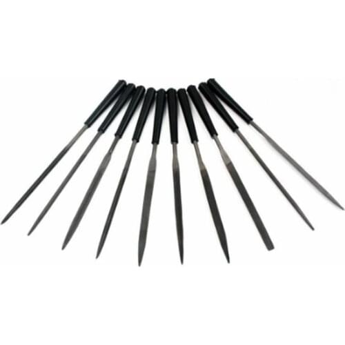 10pcs Guitar Fret File Needle Nut Set Hole Slot Filing Guitar Repair Luthier Making Tool Rasp Grinding Knife Burnish Guitar
