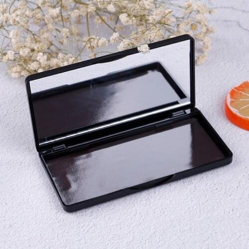 New high quality 11.9* 6.2* 1cm Empty Magnetic Cosmetics Palette Eyeshadow Blusher DIY Makeup Box Storage Makeup Dispensing Box
