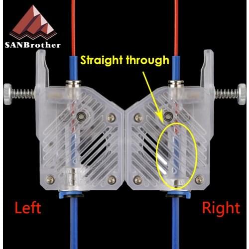 SAN Bowden Extruder NF Bmg Extruder Cloned Btech Dual Drive Extruder For 3D Printer Mk8 Anet A8 Cr-10 Prusa I3 Mk3 Ender 3