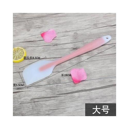 Silicone Cream Baking Scraper Non Stick High Temperature Butter Cooking Soft Silicone Spatula Kitchenware Kitchen Tools