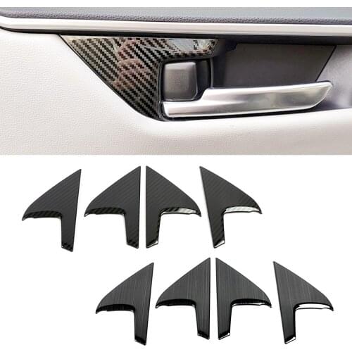 For Toyota Rav 4 Rav4 2019-2021 Inner Door Handle Frame Trim Stainless Steel Trim Sticker