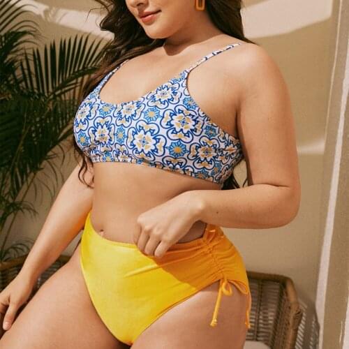 2021 New Plus Size Swimwear，Bikini，Beachwear，Ladies Swimsuit