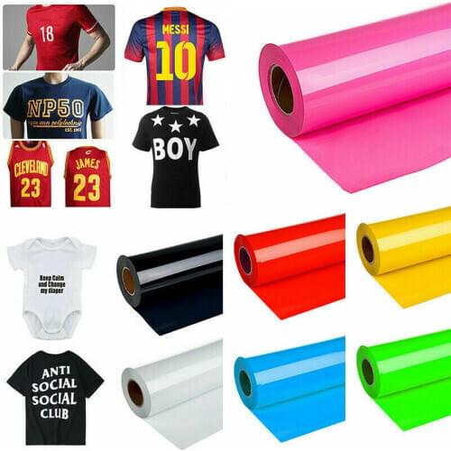 1 Roll PREMIUM Heat Transfer Vinyl HTV For T Shirt Garment Making Printing