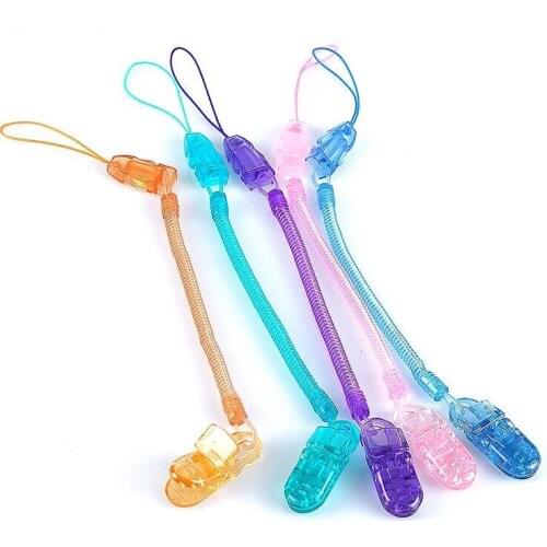 Baby Infant Toddler Dummy Pacifier Soother Nipple Clip Chain Holder Strap Baby Chew Toy for Baby