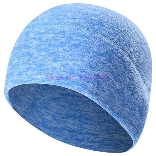 By DHL 100pcs Unisex Cycling Windproof Cap Fleece Winter Outdoor Sport Warm Anti-Cold Hats Riding Bicycle Durable caps 9 Colors