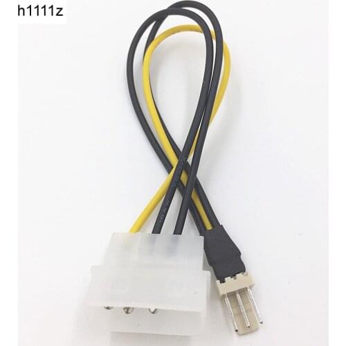 4Pin to 3Pin Fan Power Supply Interface Convert Cable Cables D Type 4P to 3P CPU Graphics Card Fan Power Cable Conveter Adapter