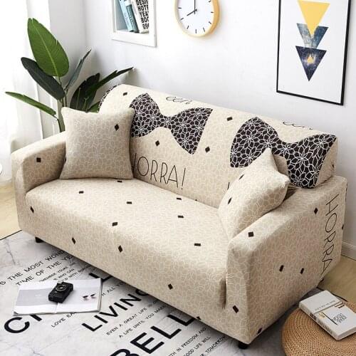 Marble white sofa cover spandex for living room elastic material double-seat sofa loveseat chair slipcovers couch covers