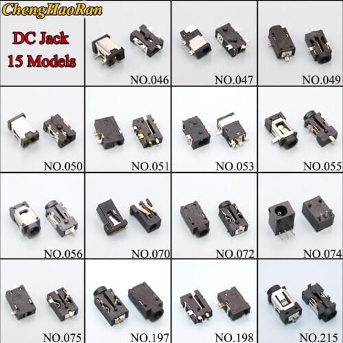 ChengHaoRan 15models Common Tablet DC Power Jack Socket Charging Connector for Lenovo/Onda/ALLDOCUBE/Chuwi/Voyo/Newman