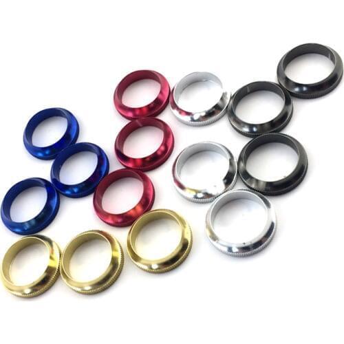 NooNRoo Gear Decorative ring Trim ring for fishing rod 8pcs bag winding check DIY Fishing Rod aluminum Repair components