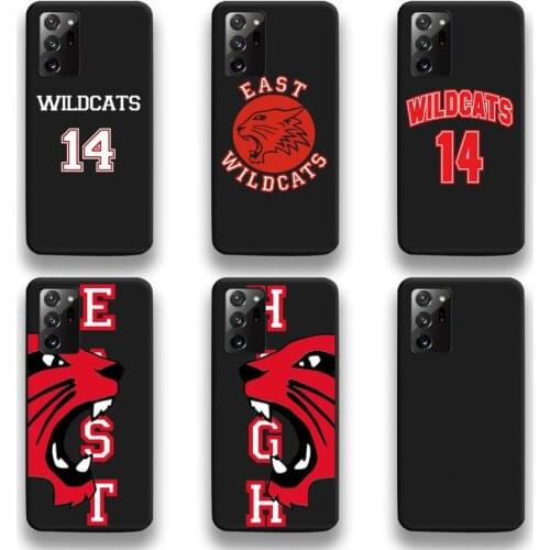 Wildcats Troy Bolton High School Musical Phone Case For Samsung Galaxy Note20 ultra 8 9 10 Plus lite M51 M21 M31S J8 2018 Prime