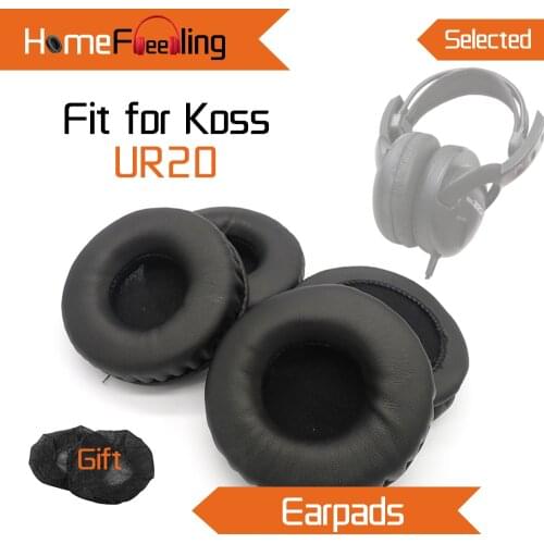Homefeeling Ear Pads For Koss UR20 Earpads Round Universal Leahter Repalcement Parts Ear Cushions