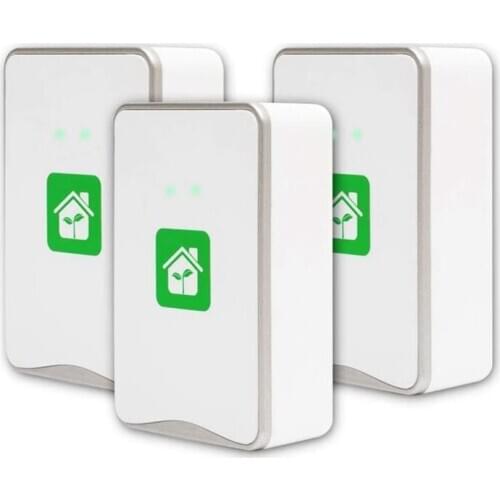 Negative Ion Generator Pluggable Air Purifier with Highest Output - Up to 32 Million Negative Ions/Sec, 3 Pack US Plug