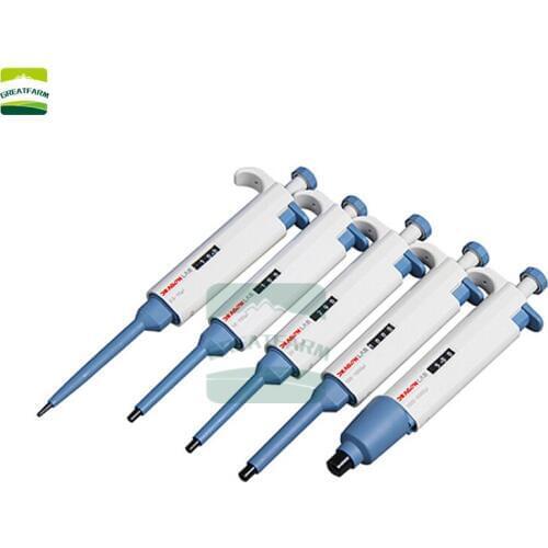 Laboratory Pipette Gun Digital Adjustable Dragon Pipette Pipettor with Pipette Tips animal farm equipment Professional vet