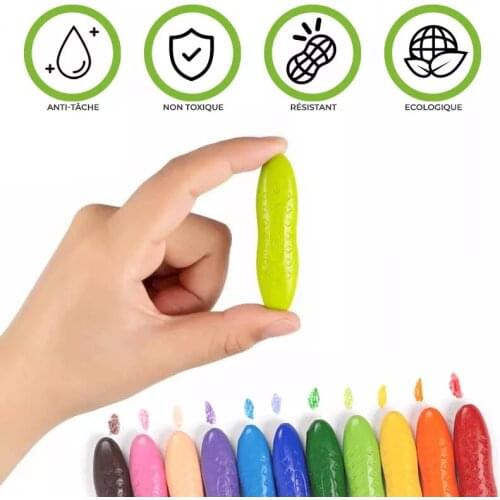 Macaron Peanut Crayons Markers Not Dirty Hand Washable Child Stall Toy Painting Marker Creative Stationery Artist Manga Crayons