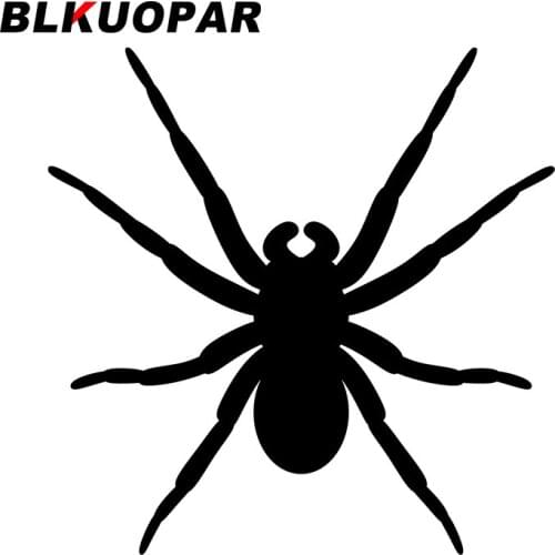 BLKUOPAR for Spider Silhouette Car Stickers Creative Decals Trunk Skateboard Waterproof Occlusion Scratch Custom Printing Decor
