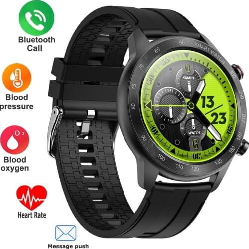 2021 New Bluetooth Call Smart Watch Men Women Smartwatch Wristband With 1.3 Inch Round Screen Heart Rate Sports Fitness Tracker