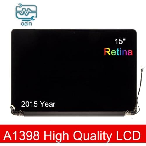 New LCD Screen For MacBook Pro Retina 15" A1398 LCD Assembly 2015 Year EMC 2909 2910 Glass Panel Display Replacement component