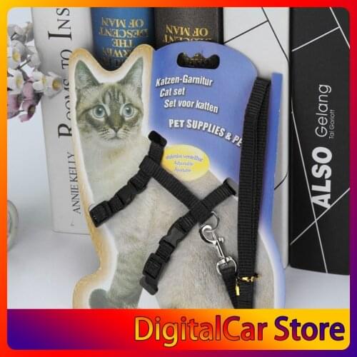 Adjustable Dog Pet Harness Chest Strap Soft Breathable Nylon Leash Collar Fashion Walk Out Hand Strap for Cats Dogs Supplies