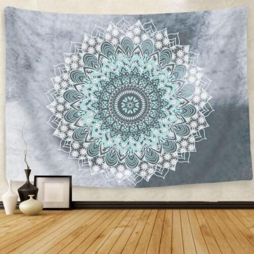 Religious Mandala Tapestry Wall Mount Lace Wall Cloth Tapestry Psychedelic Night Sky Moon Tapestry TapestryLG814-11