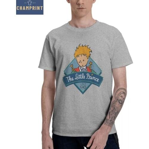 The Little Prince Since 1943 T Shirts for Men Pure Cotton Hipster T-Shirts Crewneck Tees Short Sleeve Clothing Plus Size