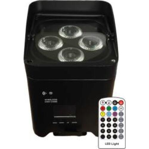 1UNIT 4PCS led battery&wireless dmx&IRC par for STUDIO club party stage KTV dance bar liminaires theatre cyclorama illuminacion