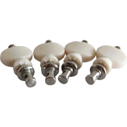 4 Pieces Ukulele Tuning Pegs Pin Machines Tuners Musical Instrument Parts Cream