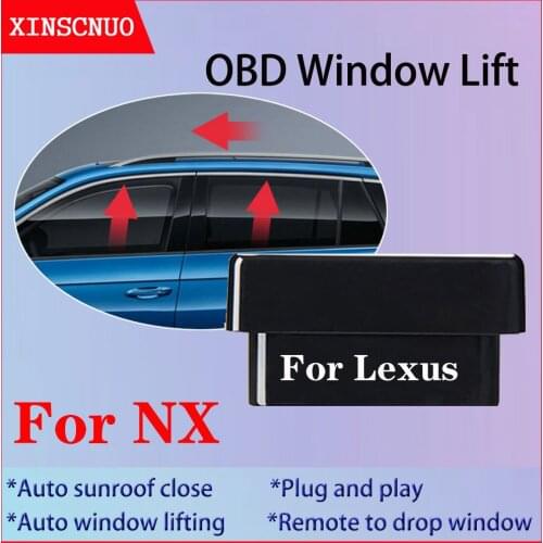 New Car OBD Window Lift For Lexus NX 2015-2016 Close sunroof Controller Automatic Device Remote Control Close Open Pause Windows