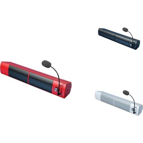 Bluetooth Speaker Surround Subwoofer for Computer PC Laptop USB Wired Dual Music Player with Microphone