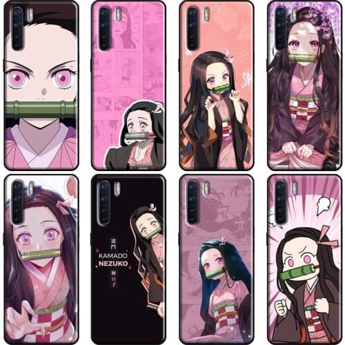 Demon Slayer Kamado Nezuko Soft For OPPO A53 A31 A5 A9 2020 A1K A3S A5S A15 A52 A72 A91 F5 F7 Reno 4 Pro 2Z Case
