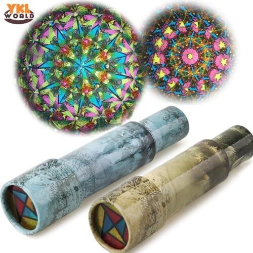 3 Segments Large Extendable Rotating Kaleidoscope 27cm Adjustable Length Fancy Colorful World Children Autism Kid Toy (W0