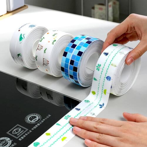 Sticky Type Easy To Clean Kitchen Counter High Temperature Resistant Aluminum Foil Kitchen Sink Corner Antifouling Sticker