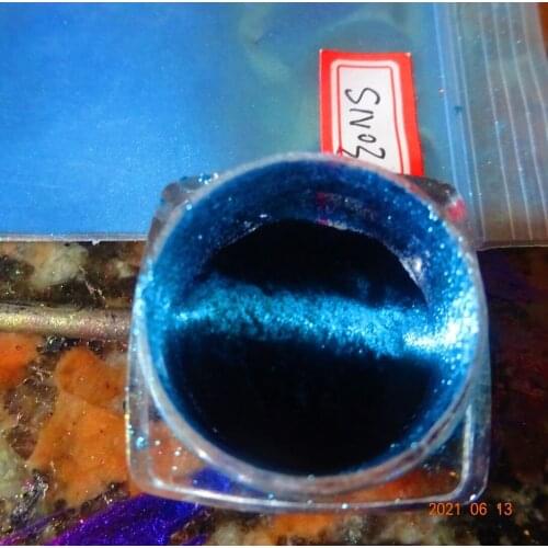 Newly metallic chrome magnetic blue/gold color 3D cat eye pigment UV Gel Magnet Nail Art Pigments Decorations