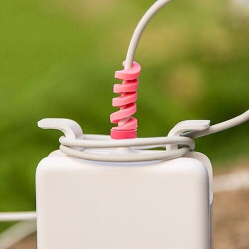 1/2/10pcs Cute Animal Cable Protector Kawaii Stationary Office Usb Cable Organizer Winder Wire Holder Desk Accessories