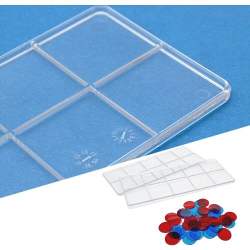Ten Frames Math Manipulatives for Elementary Classroom & Kindergarten 2 Ten Frames & 40 Math Counters for Kindergarten