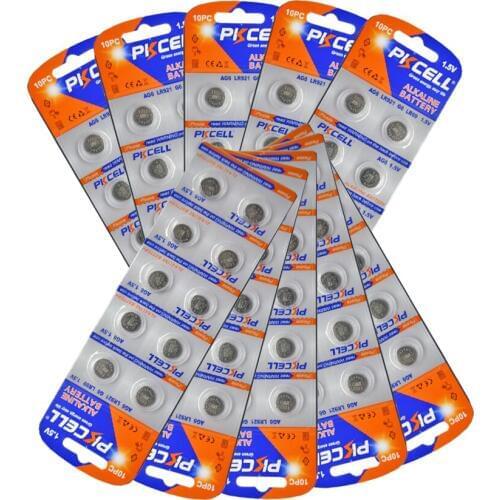 200Lot x AG7 Battery LR57 L927 395 SR57 SR927SW 195 1.5V Alkaline Button Coin Cell Batteries For Watch Calculator