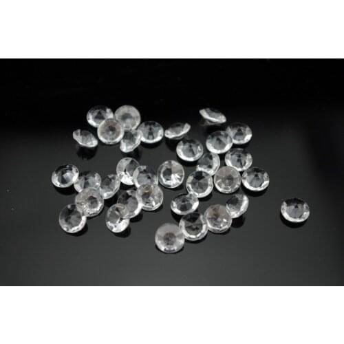 5000pcs 8mm Clear Acrylic Diamond Confetti Table Scatter Crystals Wedding Party Table Decoration