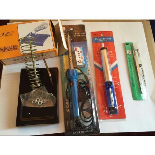 8PCS New 60W weld electric solder iron/sucker household utility tools