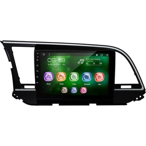 Allways 9" IPS Screen Android 9.0 Octa-core Ram 2GB Rom 32GB Car Multimedia for Hyundai Elantar (LHD) 2017 with 2.5D Touch