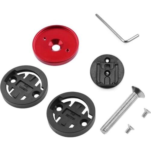 Bike Computer Holder Stopwatch Mount Bracket Stem Top Cap Suitable for Edge / Bryton Rider / CatEye Bicycle Stopwatch