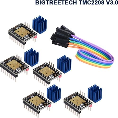 BIGTREETECH TMC2208 V3.0 UART Stepper Motor Driver For SKR V1.3 Pro MKS Gen V1.4 Control Board RepRap StepStick 3D Printer Parts