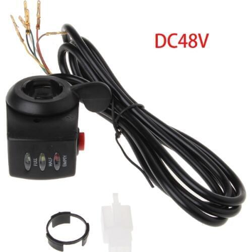 E-bike Electric Bicycle Thumb Throttle 24V 36V 48V Finger Thumb Throttle E Bike Speed Throttles Electric Bicycle Parts