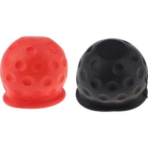 2pcs Tow Ball Bar Caps Covers Towing For Car Van Trailer Towball Protection