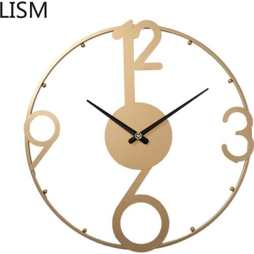 Minimalist Living Room 3d Wall Clock Bedroom Office Large Art Clocks Wall Home Decor Luxury Modern Reloj De Pared Metal Clocks