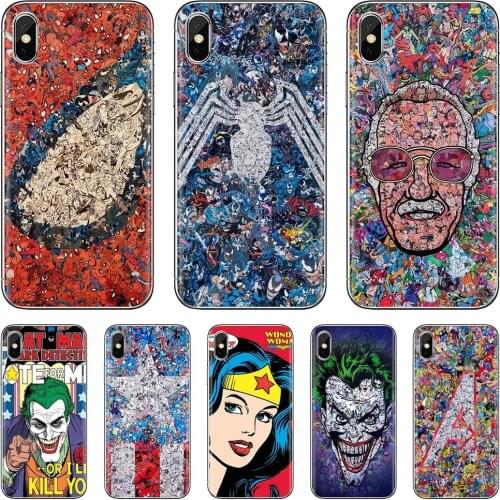 For Xiaomi mi Redmi Note 3 4 4X 5 6 7 8 8t 9 9s 9t 10 pro lite Soft TPU Phone Cover Superheros-Wonder-C-Woman