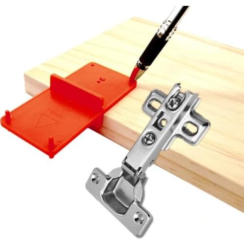 Hinge Hole Drilling Guide 35mm 40mm Hing Installation Jig Door Cabinet Hinge Hole Locator Woodworking Tool