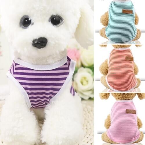 Pet Dog Clothes Puppy Vest T-shirt Shirt Rainbow Pajamas Cat Winter ubranka dla psa Dogs Clothing Ropa Perro Dropship
